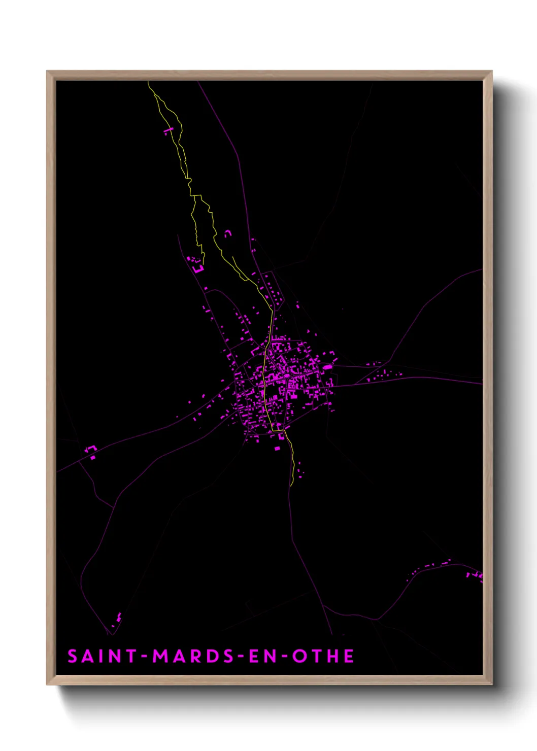 Un poster carteSaint-Mards-en-Othe