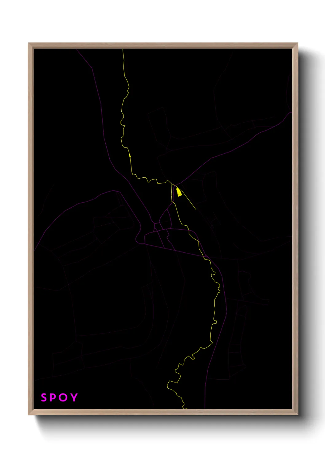 Une affiche de carte sur Spoy