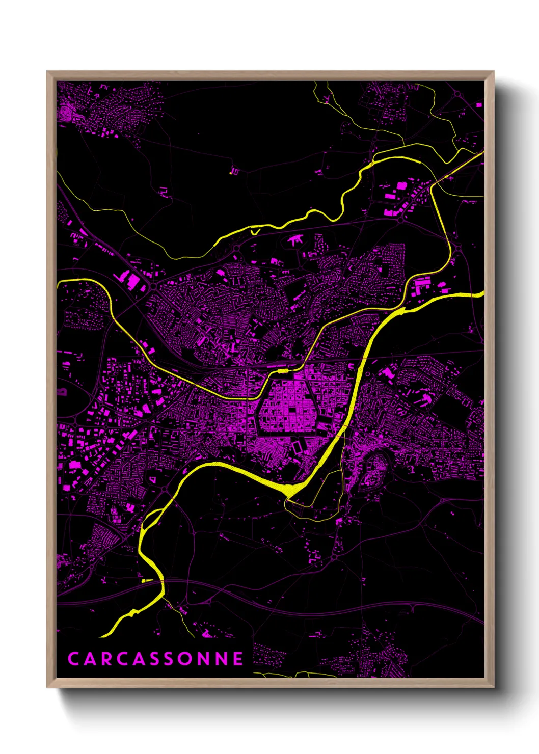 Un poster carteCarcassonne