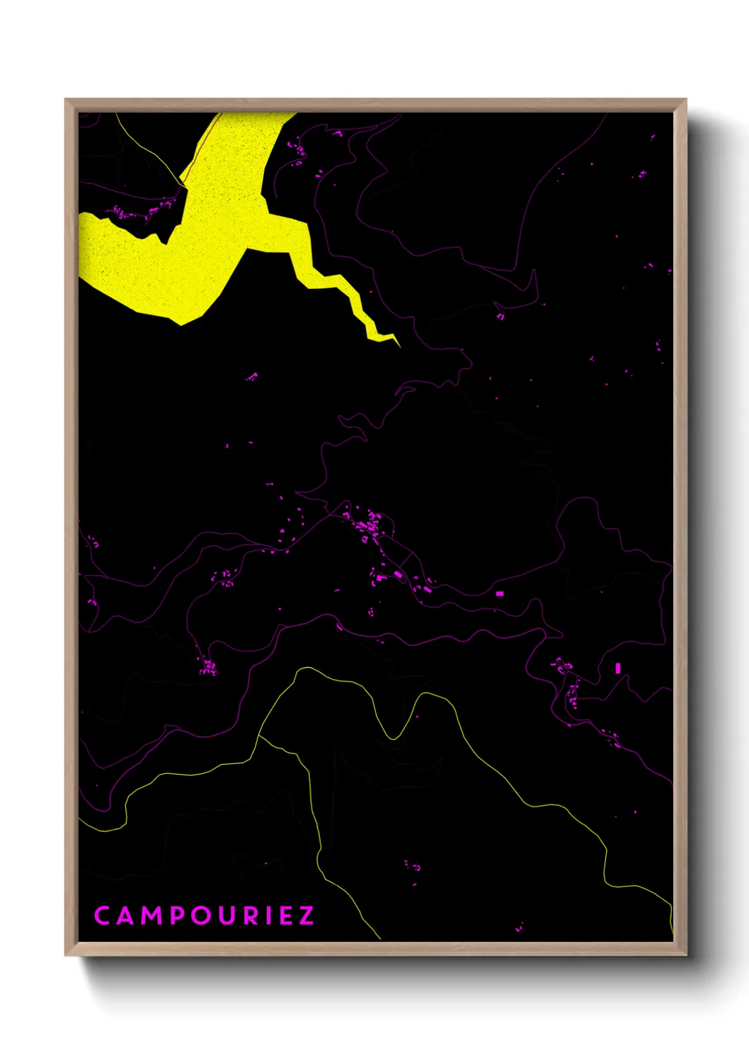 Un poster carteCampouriez