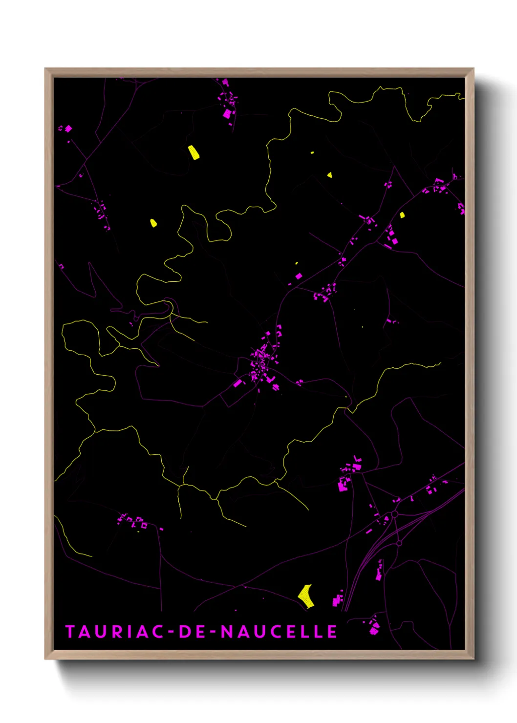 Un poster carteTauriac-de-Naucelle