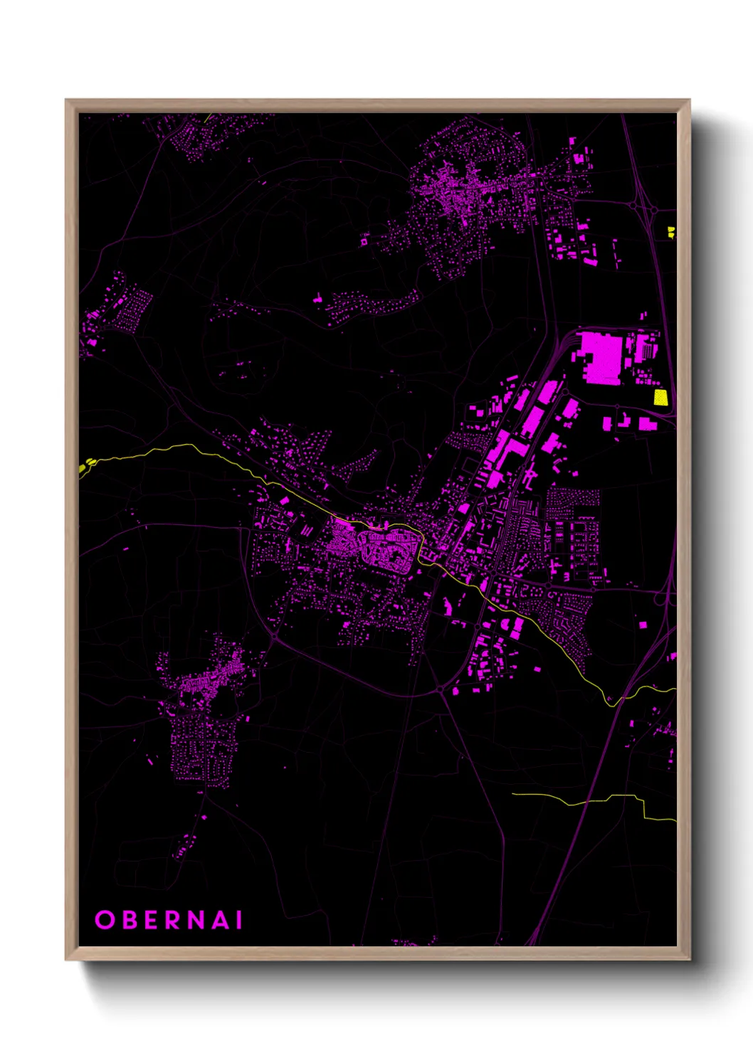 Un poster carteObernai