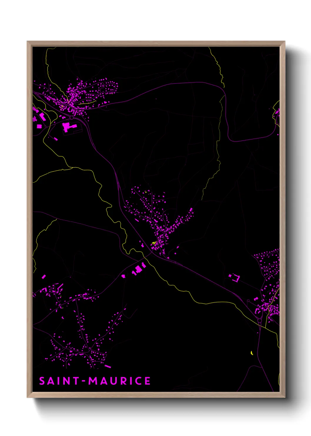 Un poster carteSaint-Maurice