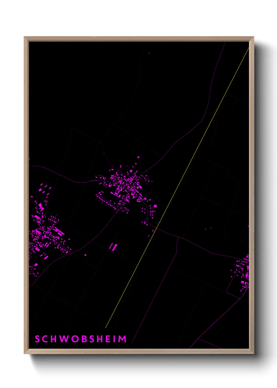 Un poster carteSchwobsheim