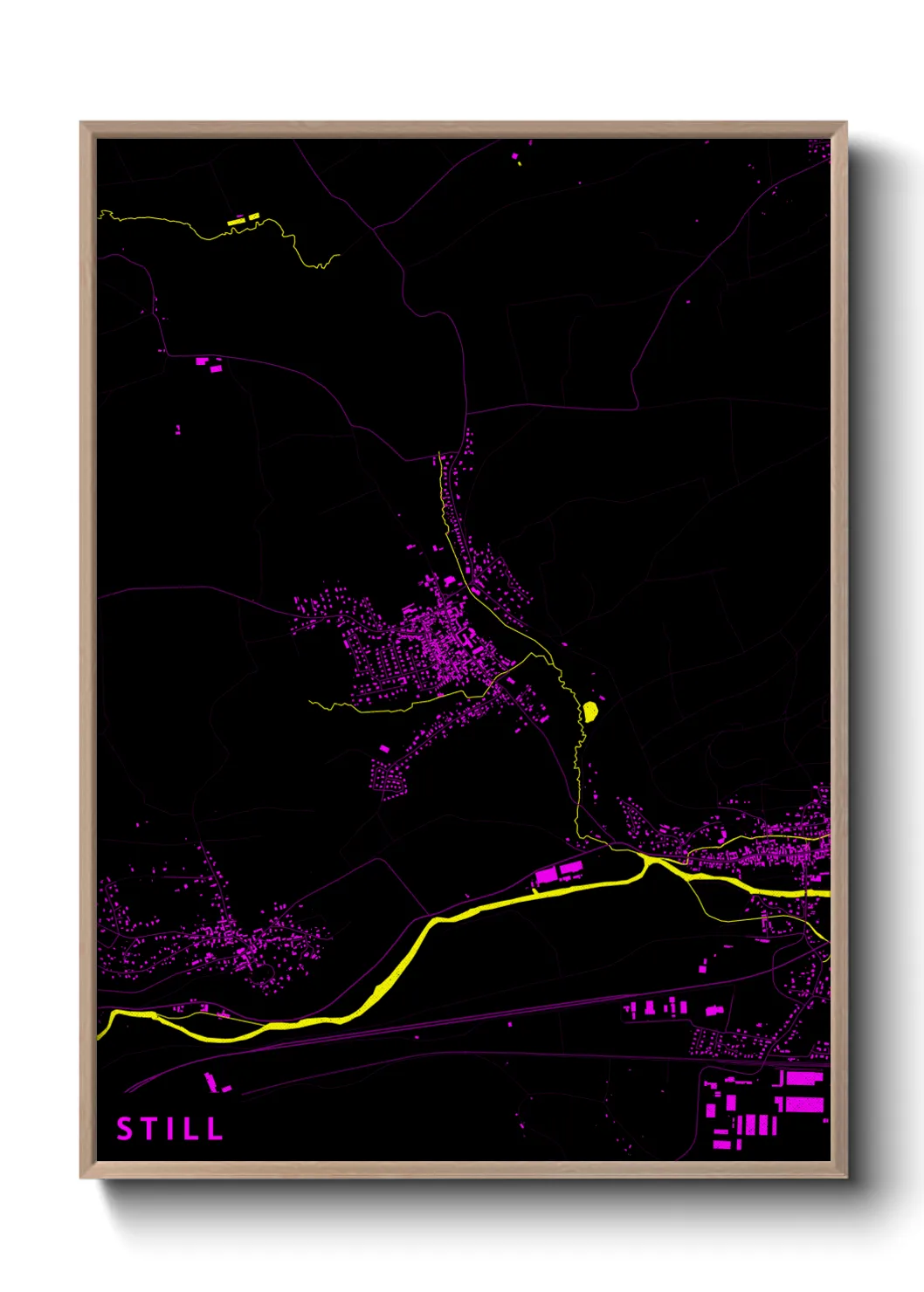 Une affiche de carte sur Still