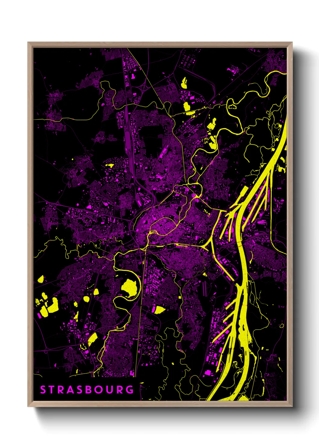 Un poster carteStrasbourg