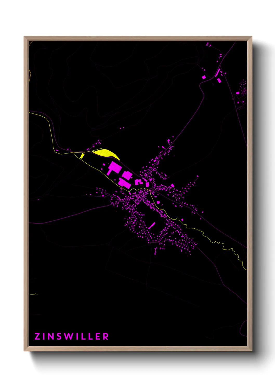 Un poster carteZinswiller