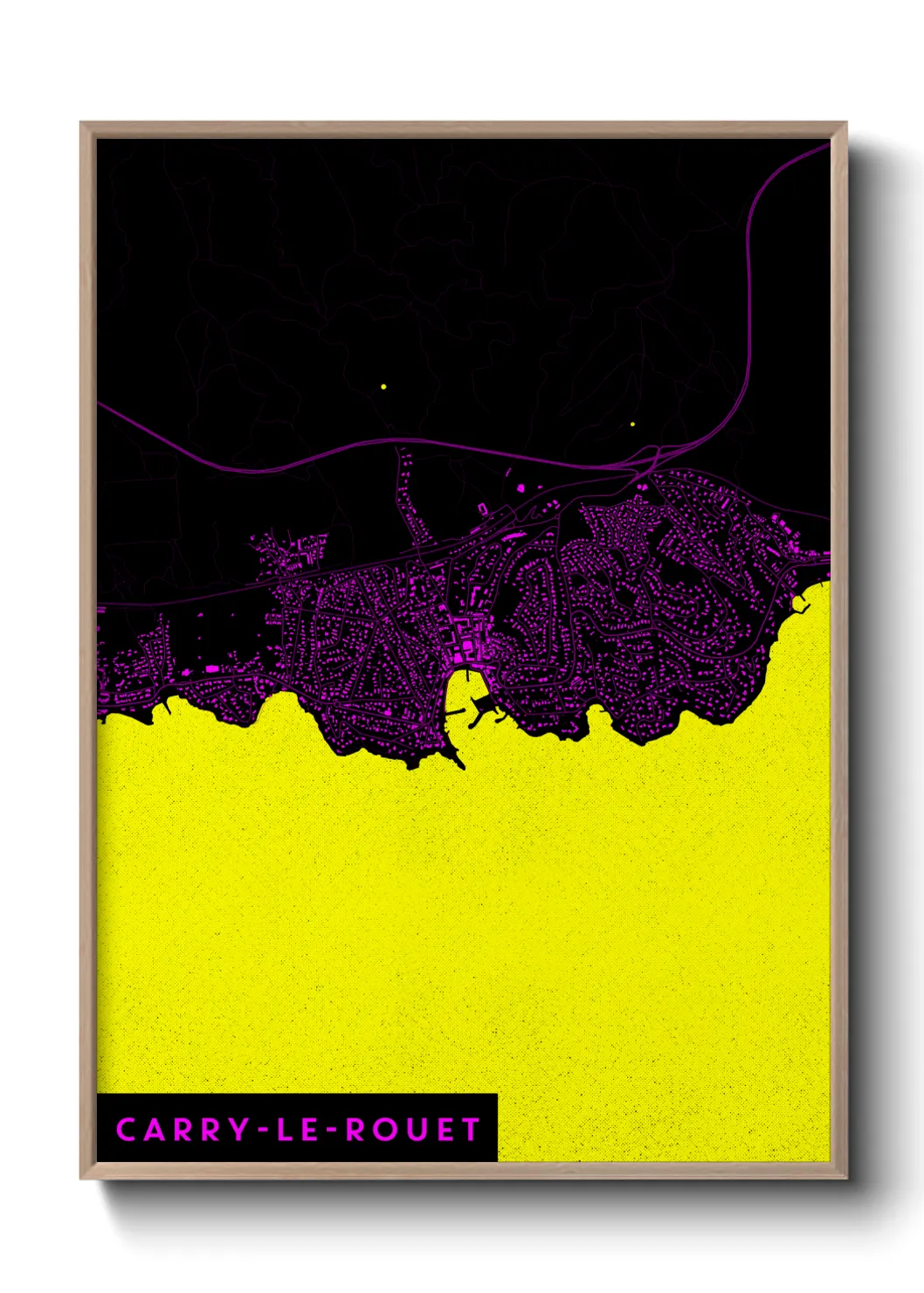 Un poster carteCarry-le-Rouet