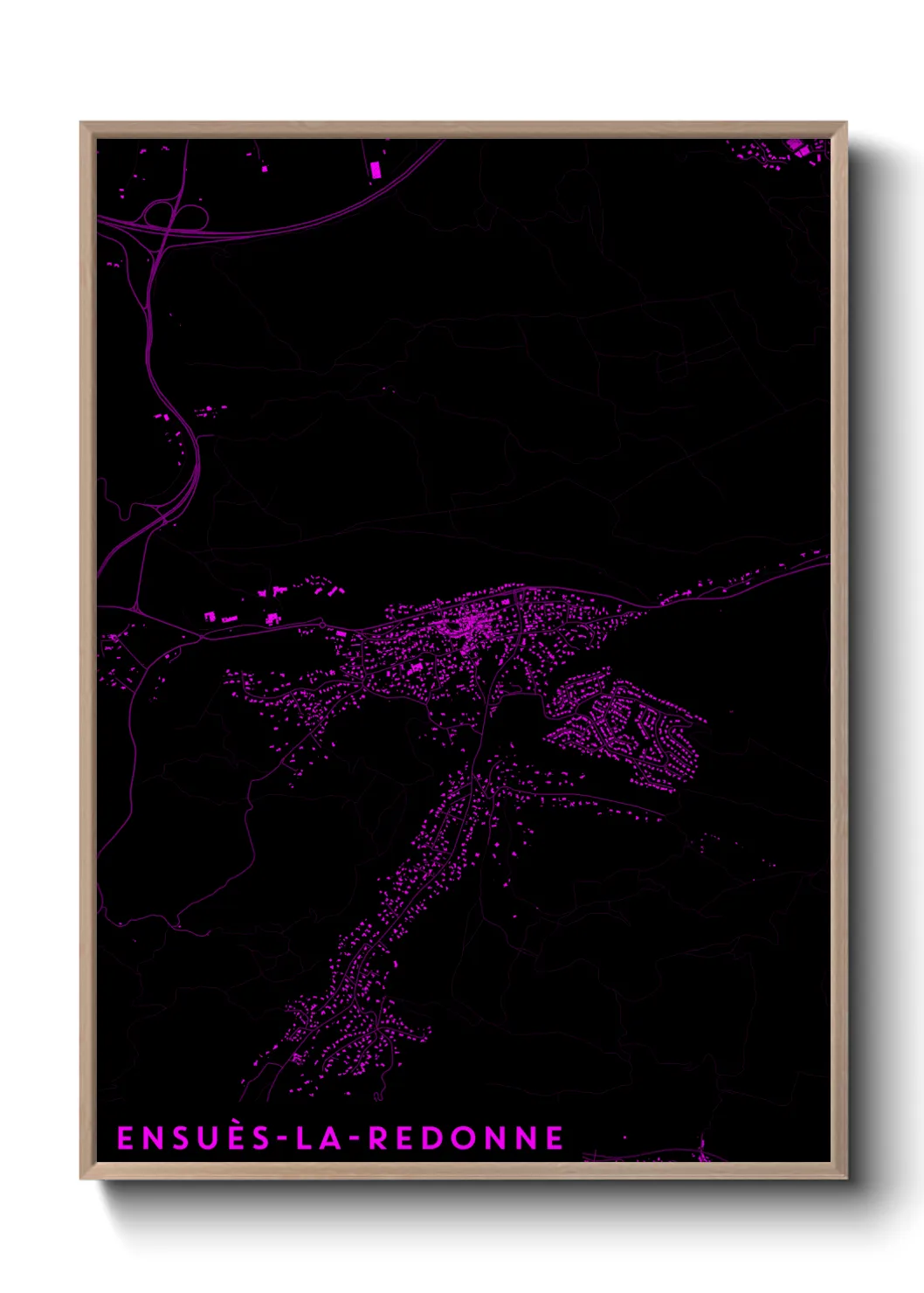 Un poster carteEnsuès-la-Redonne