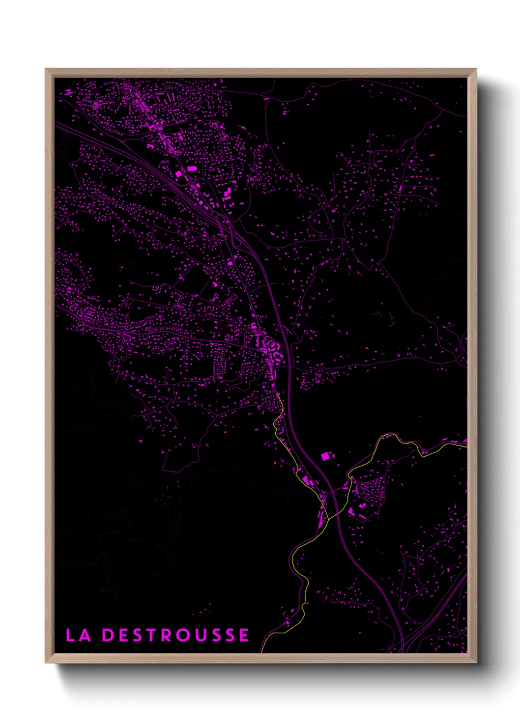 Un poster carteLa Destrousse