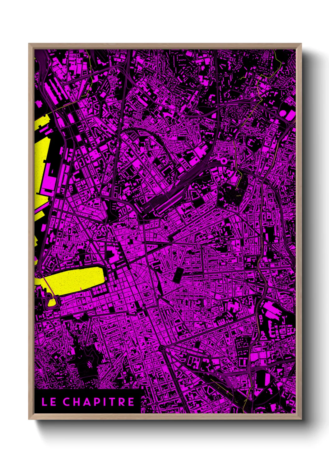 Une affiche de carte sur Le Chapitre