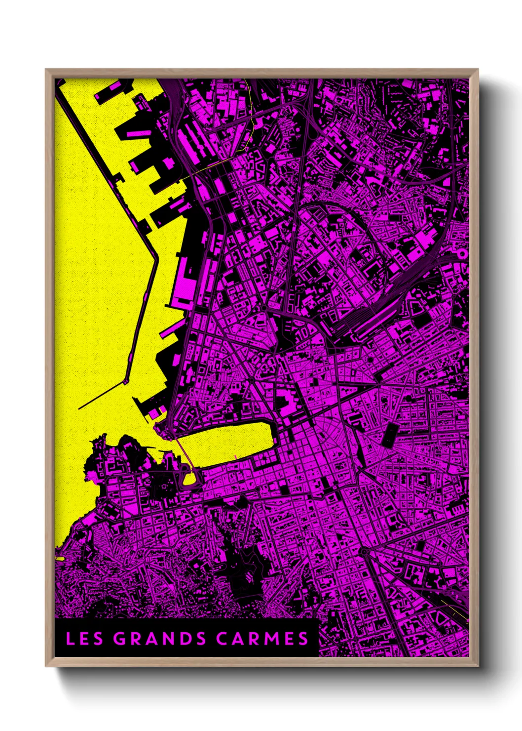 Un poster carteLes Grands Carmes