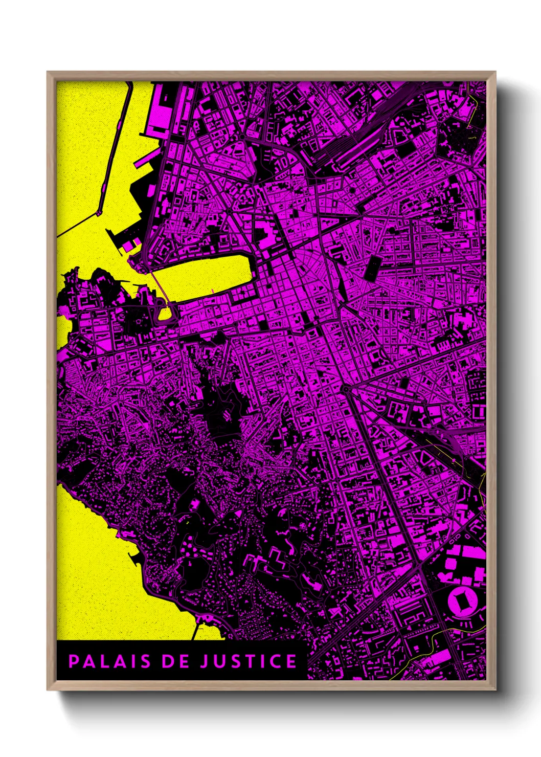 Un poster cartePalais de Justice