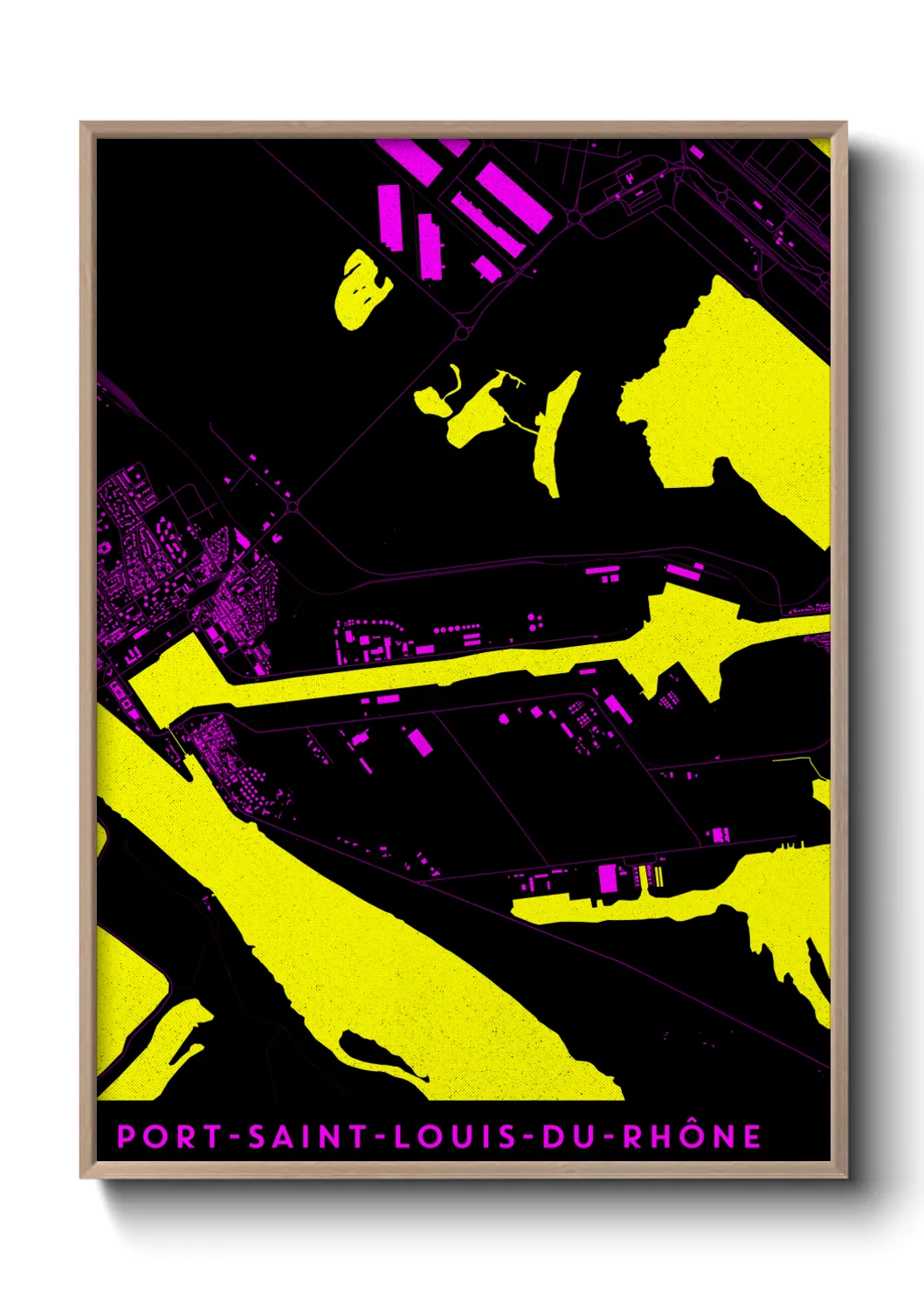 Un poster cartePort-Saint-Louis-du-Rhône