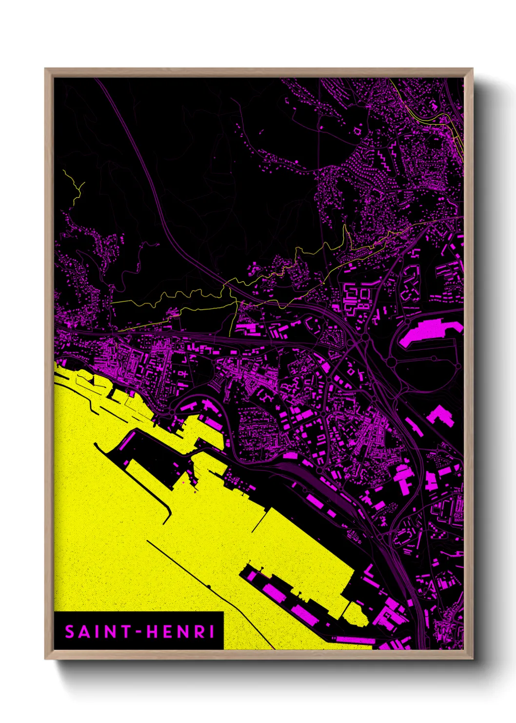 Un poster carteSaint-Henri