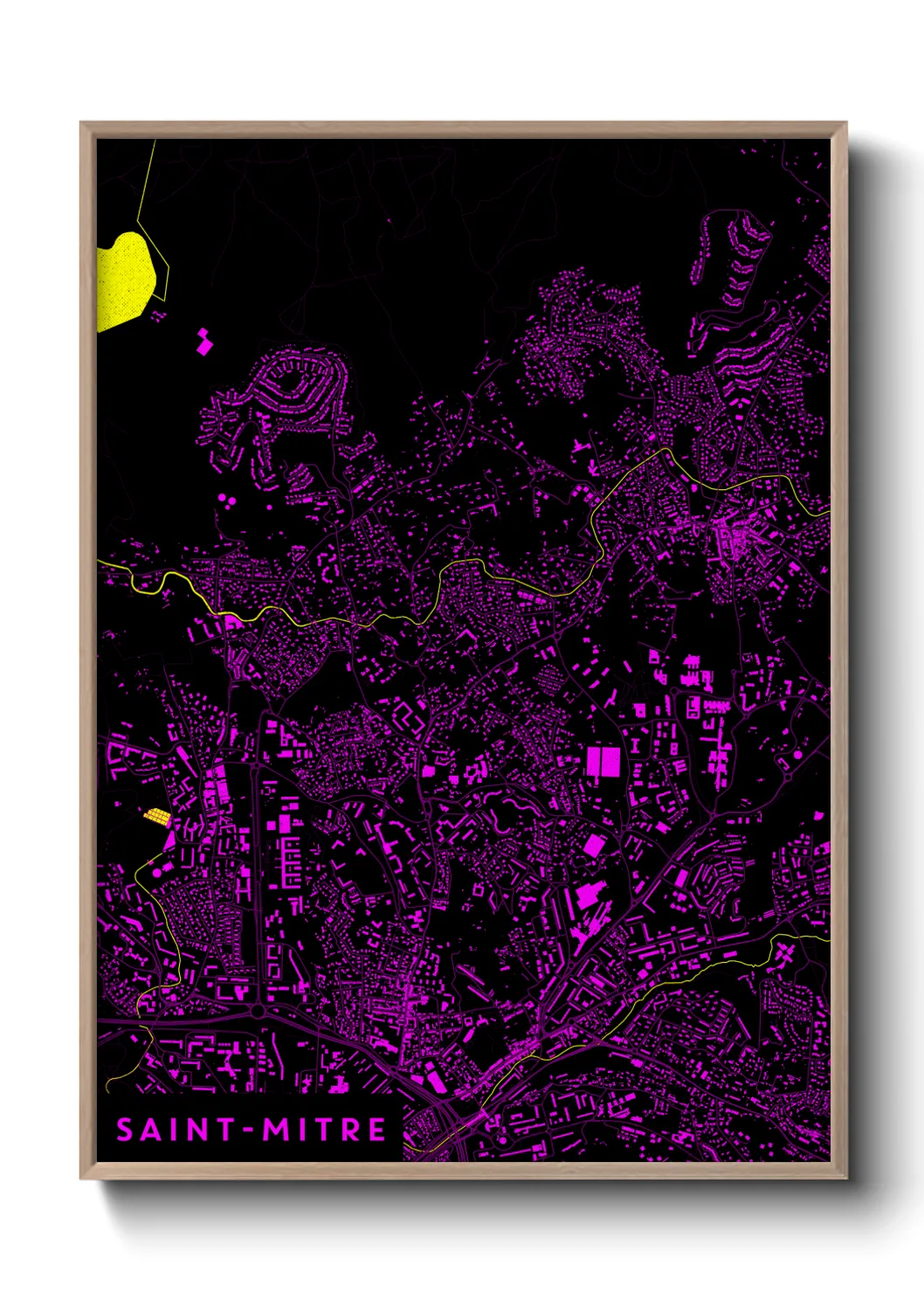 Un poster carteSaint-Mitre