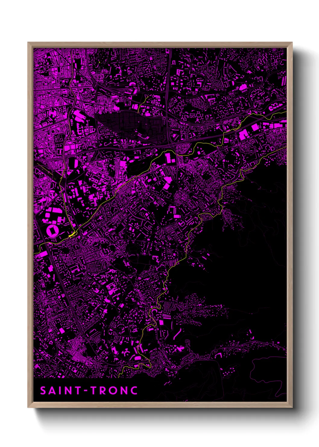 Un poster carteSaint-Tronc