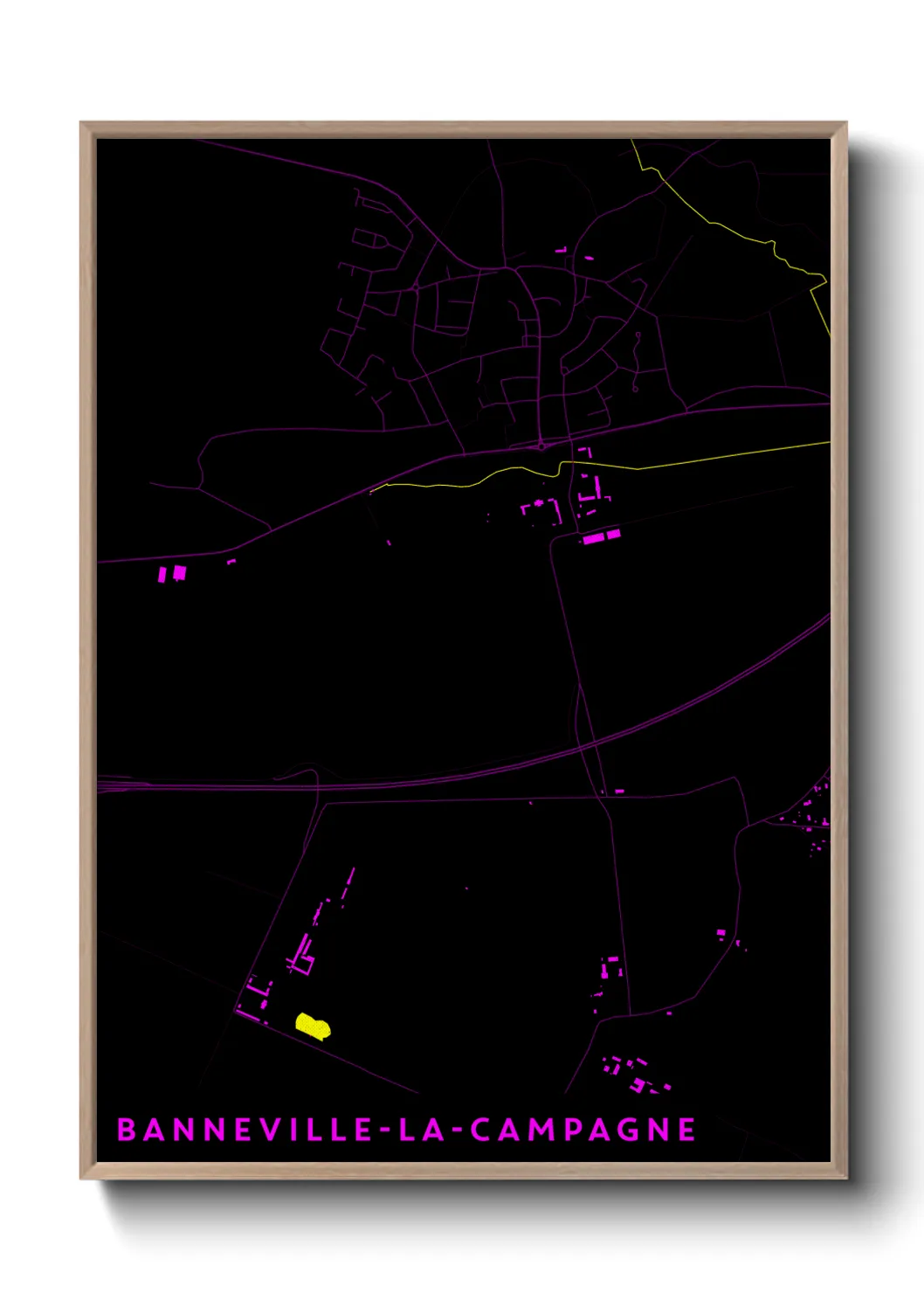 Un poster carteBanneville-la-Campagne