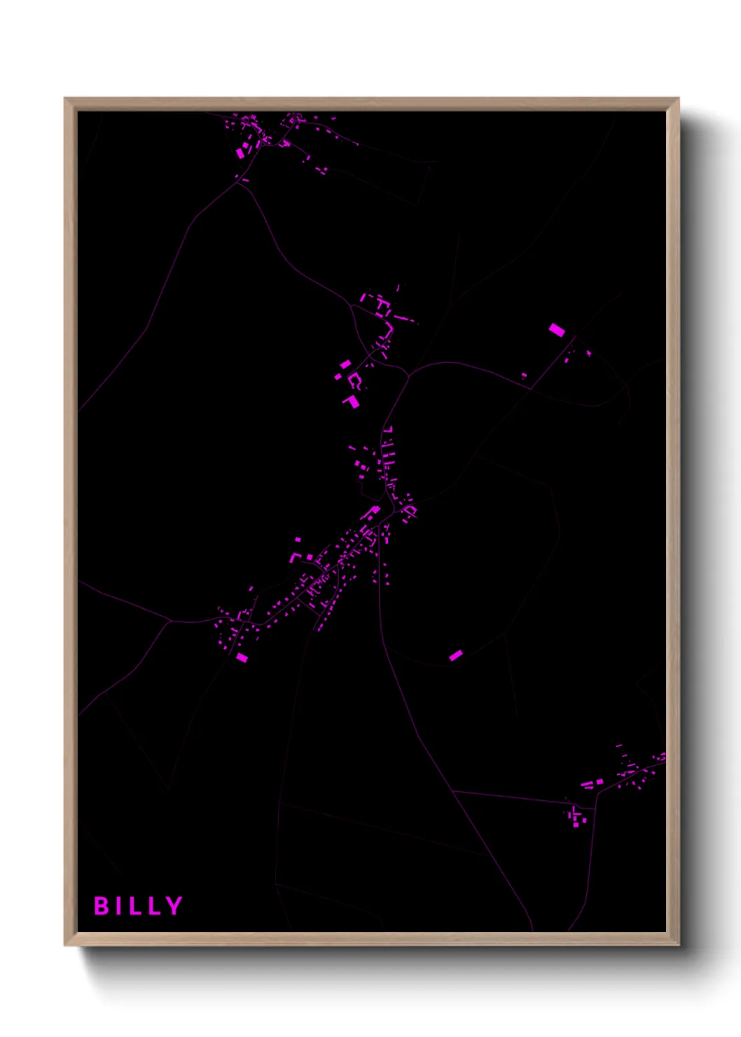 Une affiche de carte sur Billy