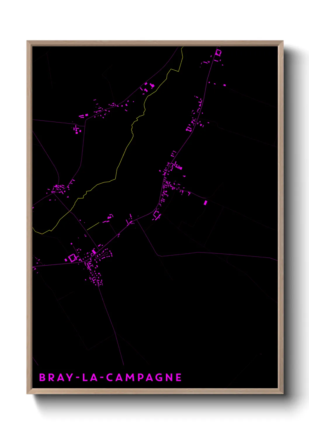 Un poster carteBray-la-Campagne