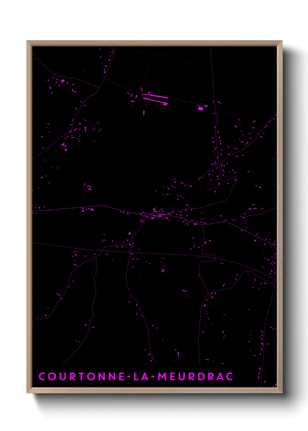 Un poster carteCourtonne-la-Meurdrac