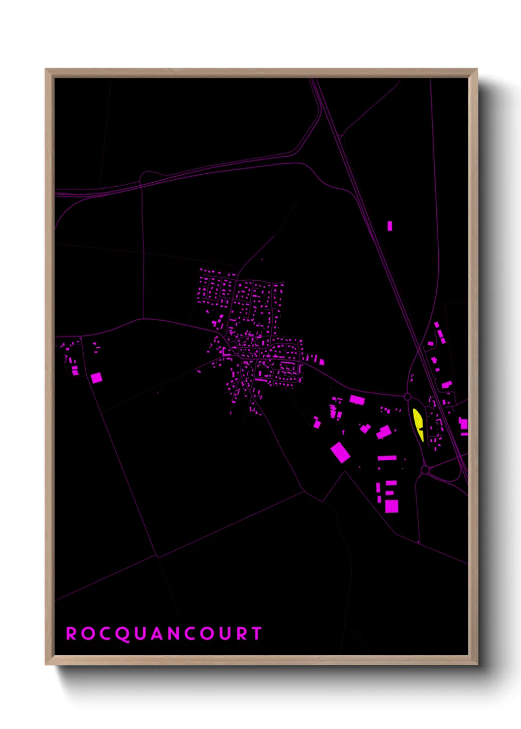 Un poster carteRocquancourt