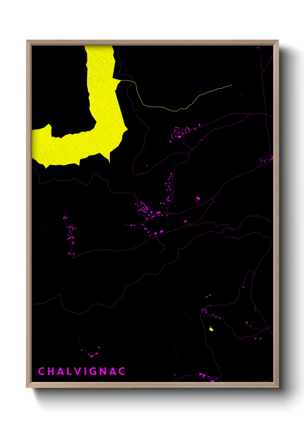 Un poster carteChalvignac