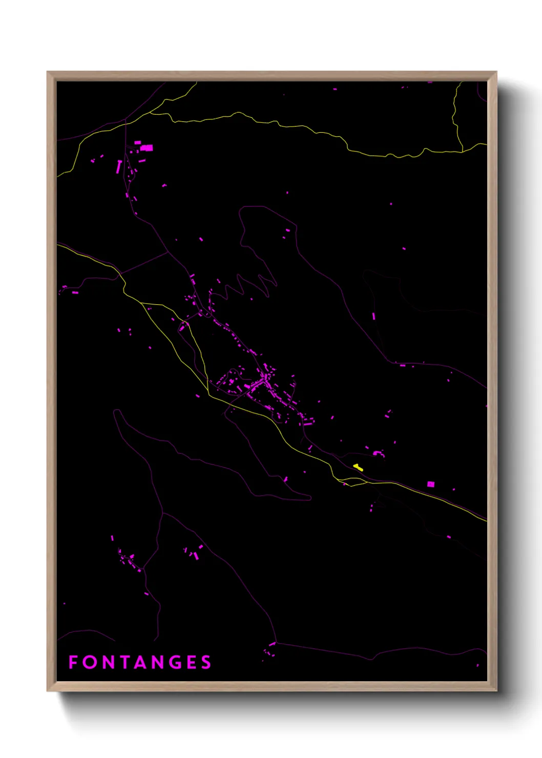 Un poster carteFontanges