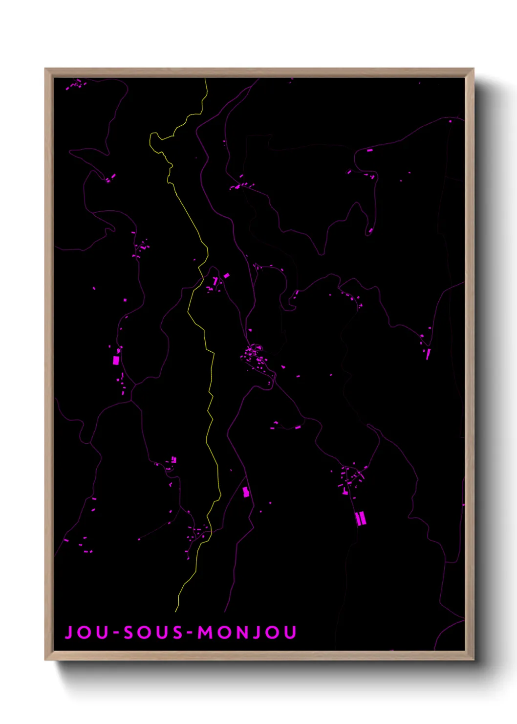 Un poster carteJou-sous-Monjou