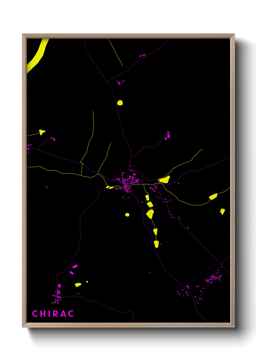 Une affiche de carte sur Chirac