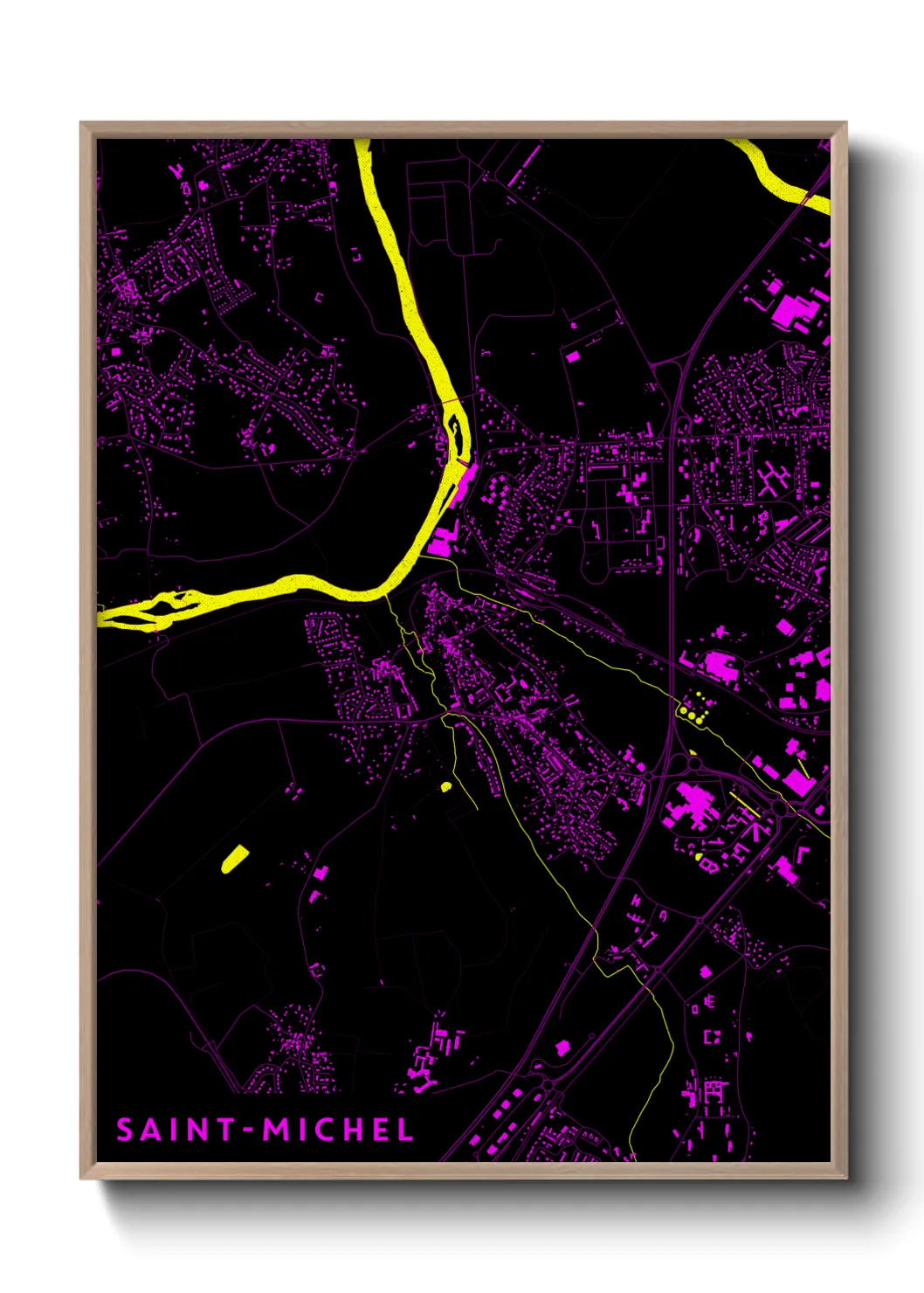 Un poster carteSaint-Michel