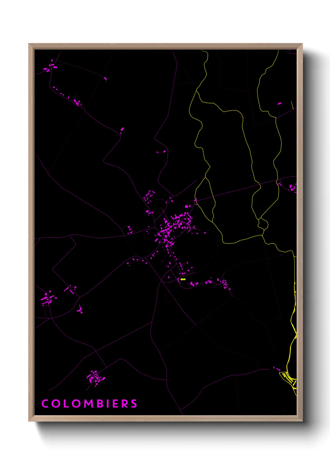 Un poster carteColombiers
