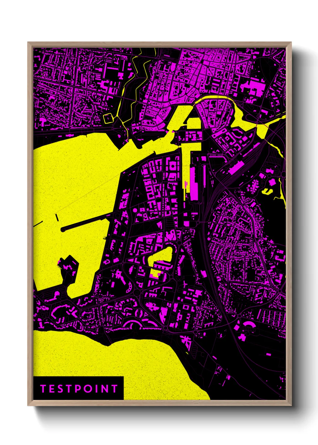 Une affiche de carte sur TestPoint