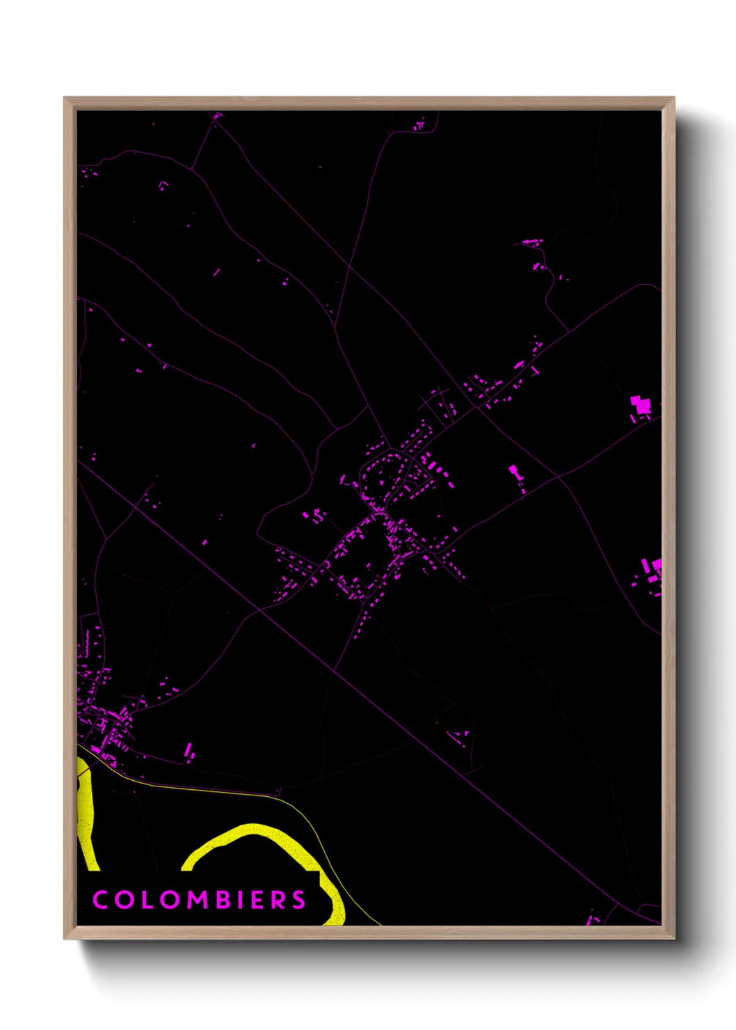 Un poster carteColombiers