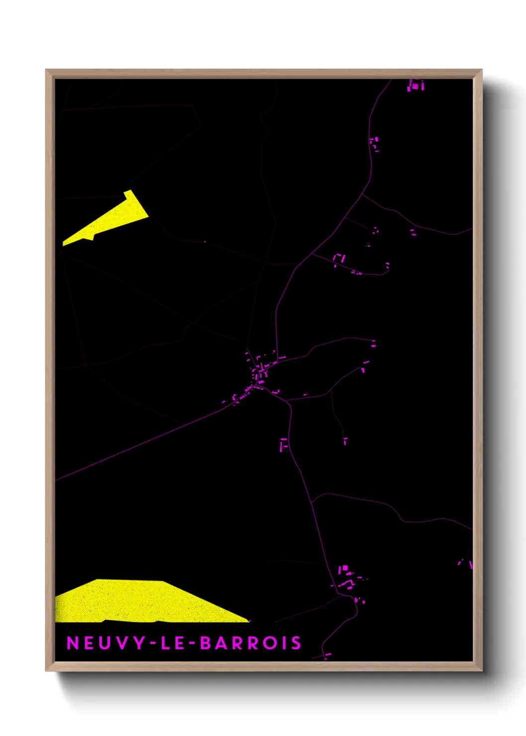 Un poster carteNeuvy-le-Barrois