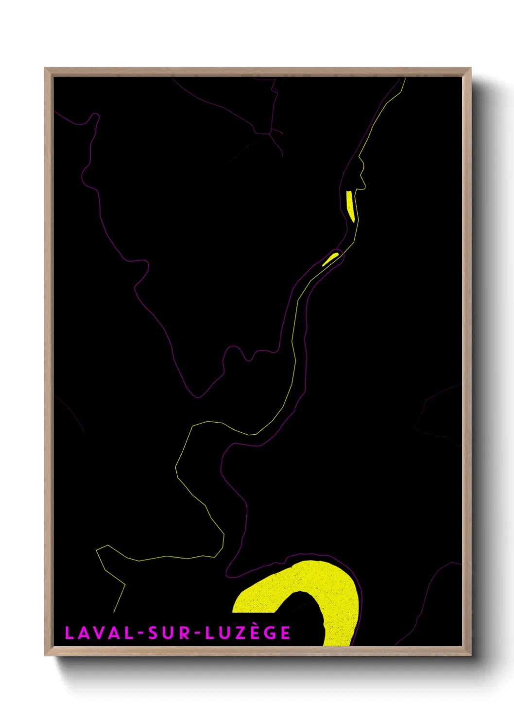 Un poster carteLaval-sur-Luzège