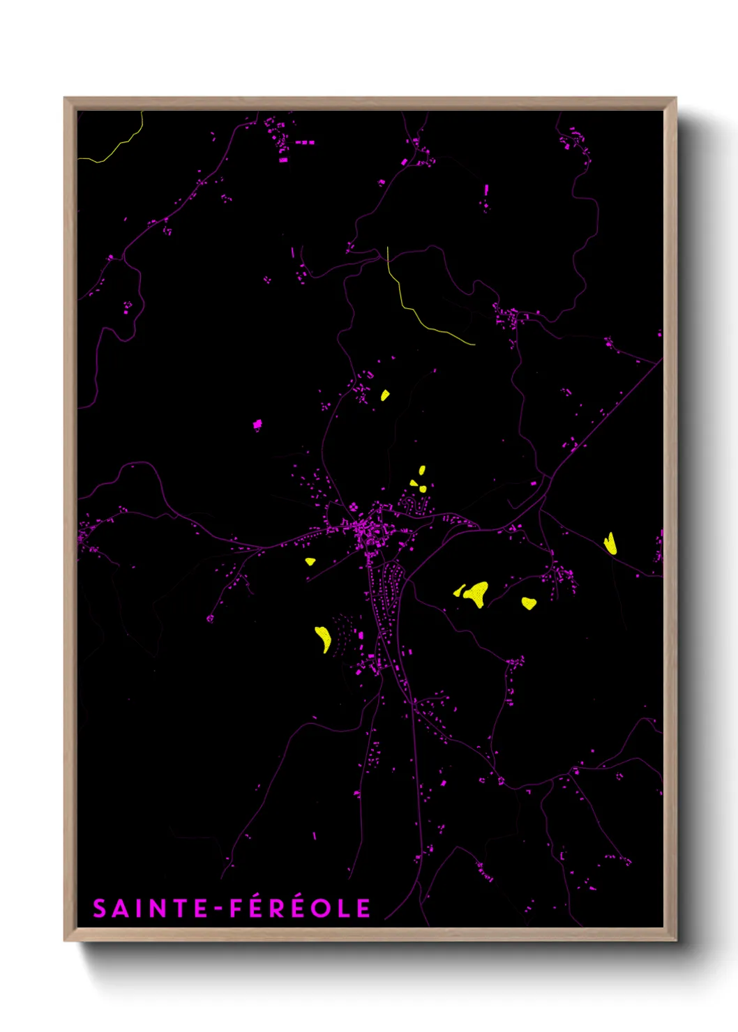 Un poster carteSainte-Féréole