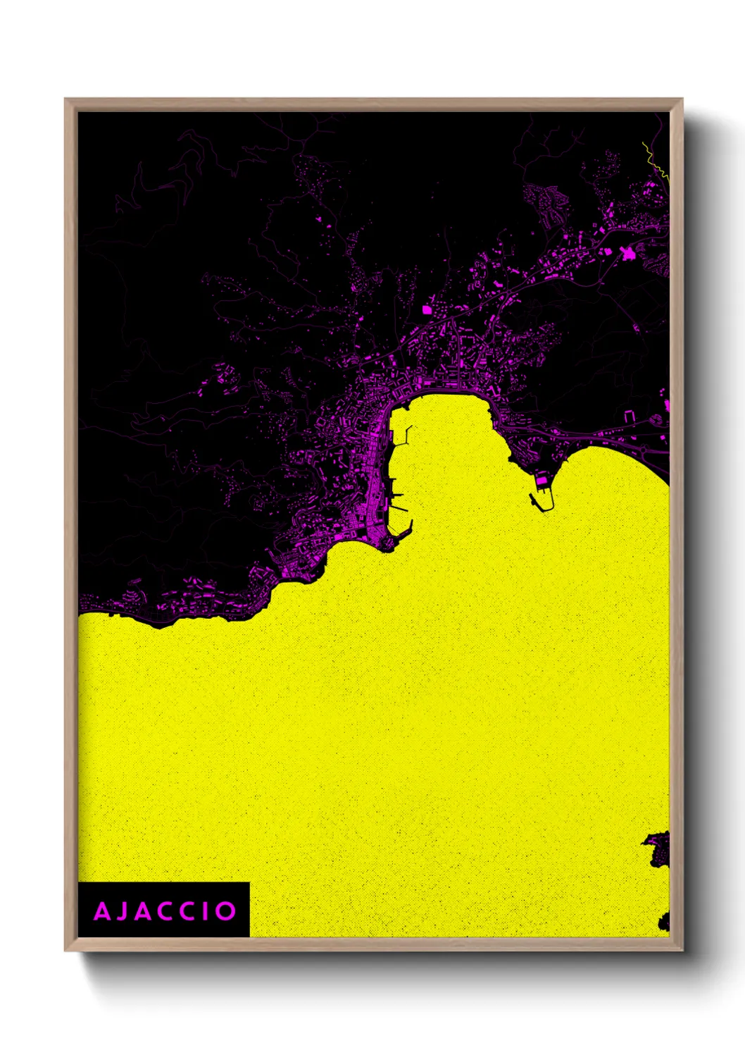 Un poster carteAjaccio