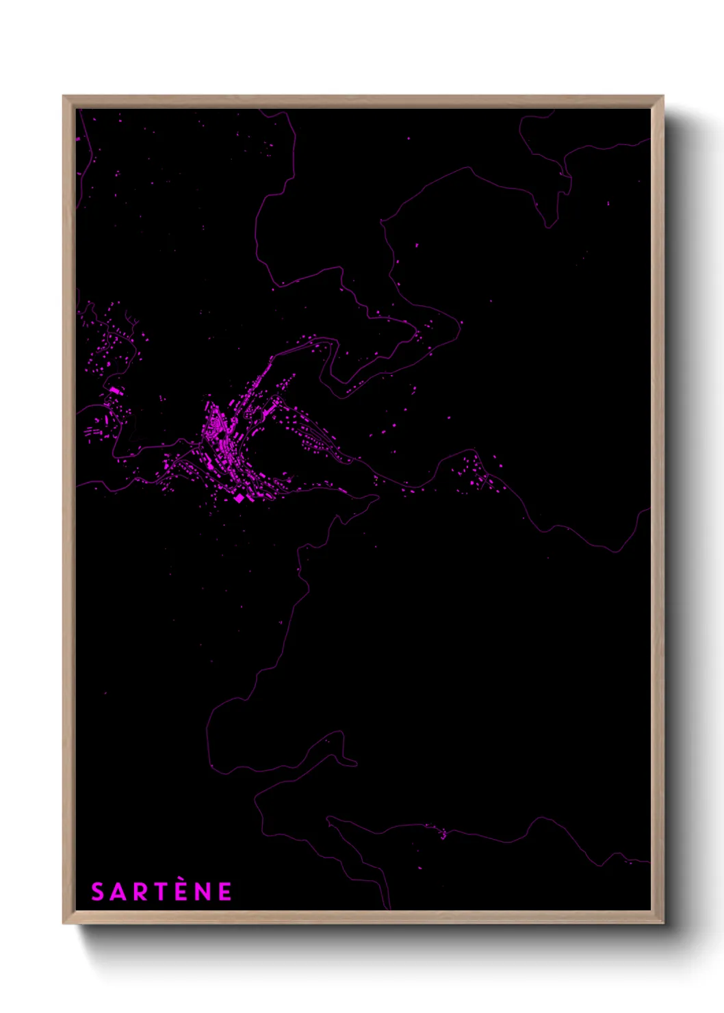 Un poster carteSartène