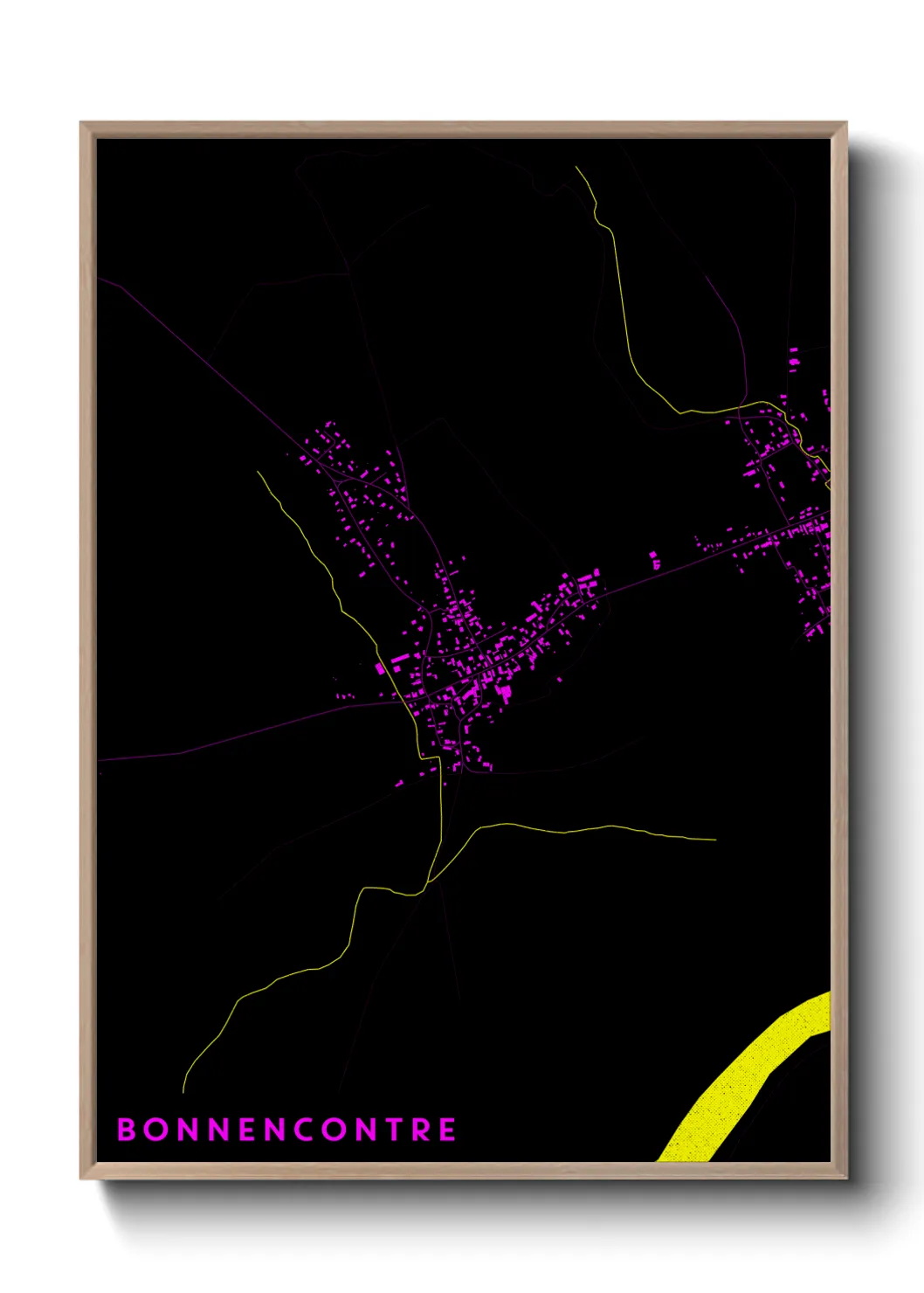 Une affiche de carte sur Bonnencontre