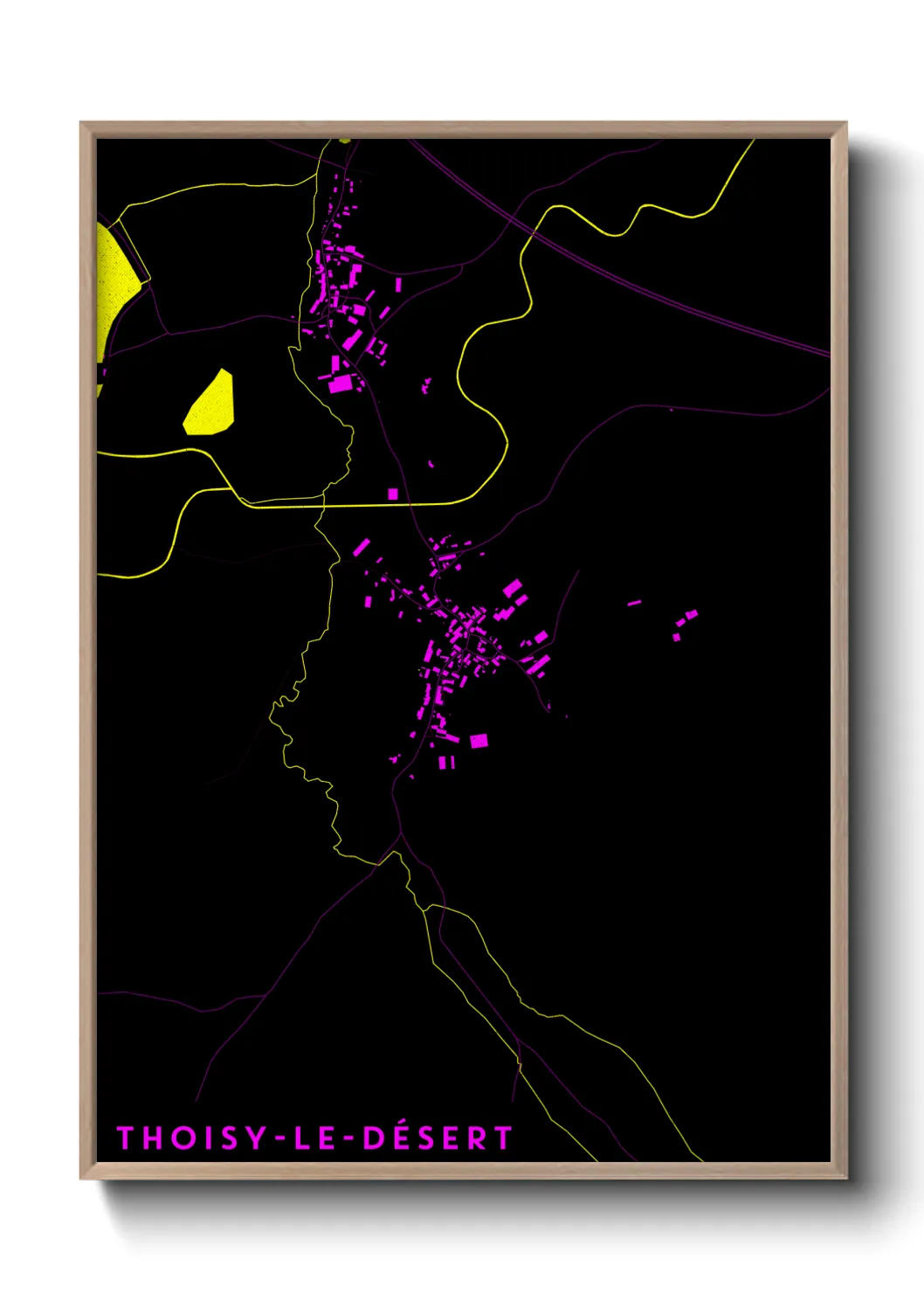 Un poster carteThoisy-le-Désert