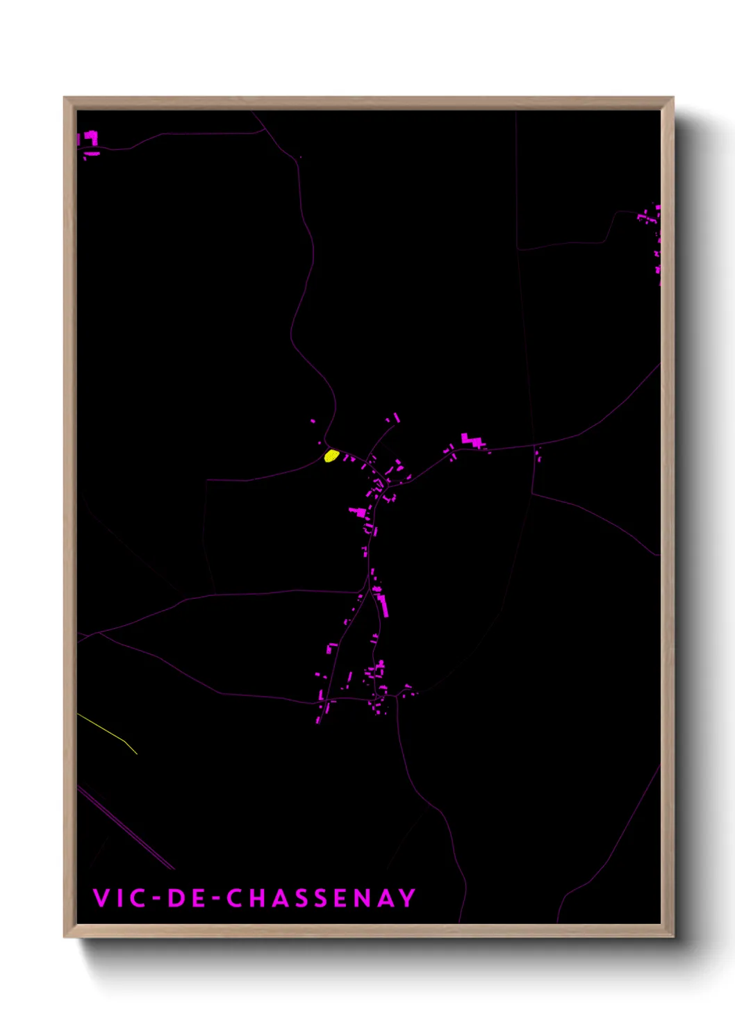 Un poster carteVic-de-Chassenay