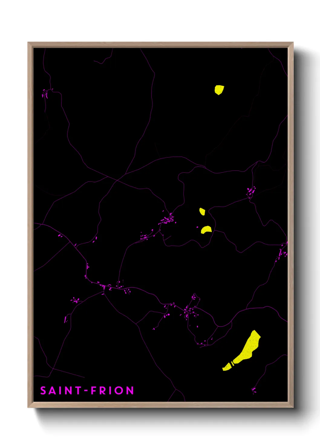 Un poster carteSaint-Frion