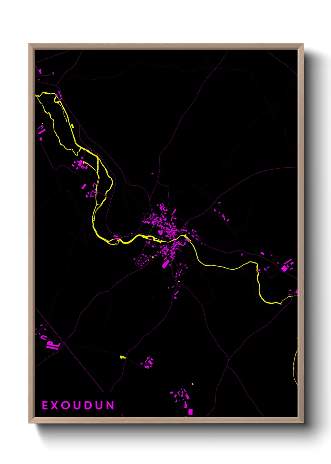 Un poster carteExoudun