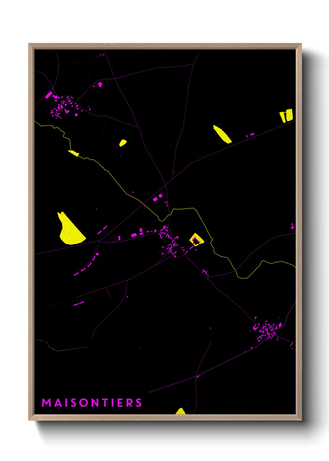 Un poster carteMaisontiers