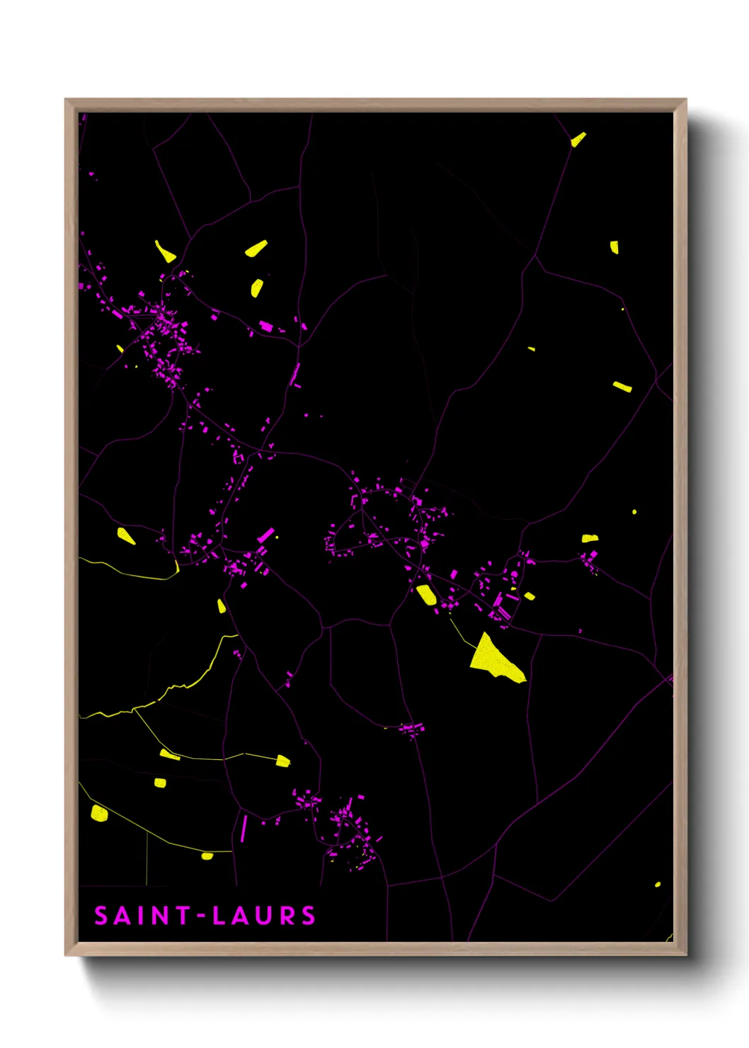 Un poster carteSaint-Laurs