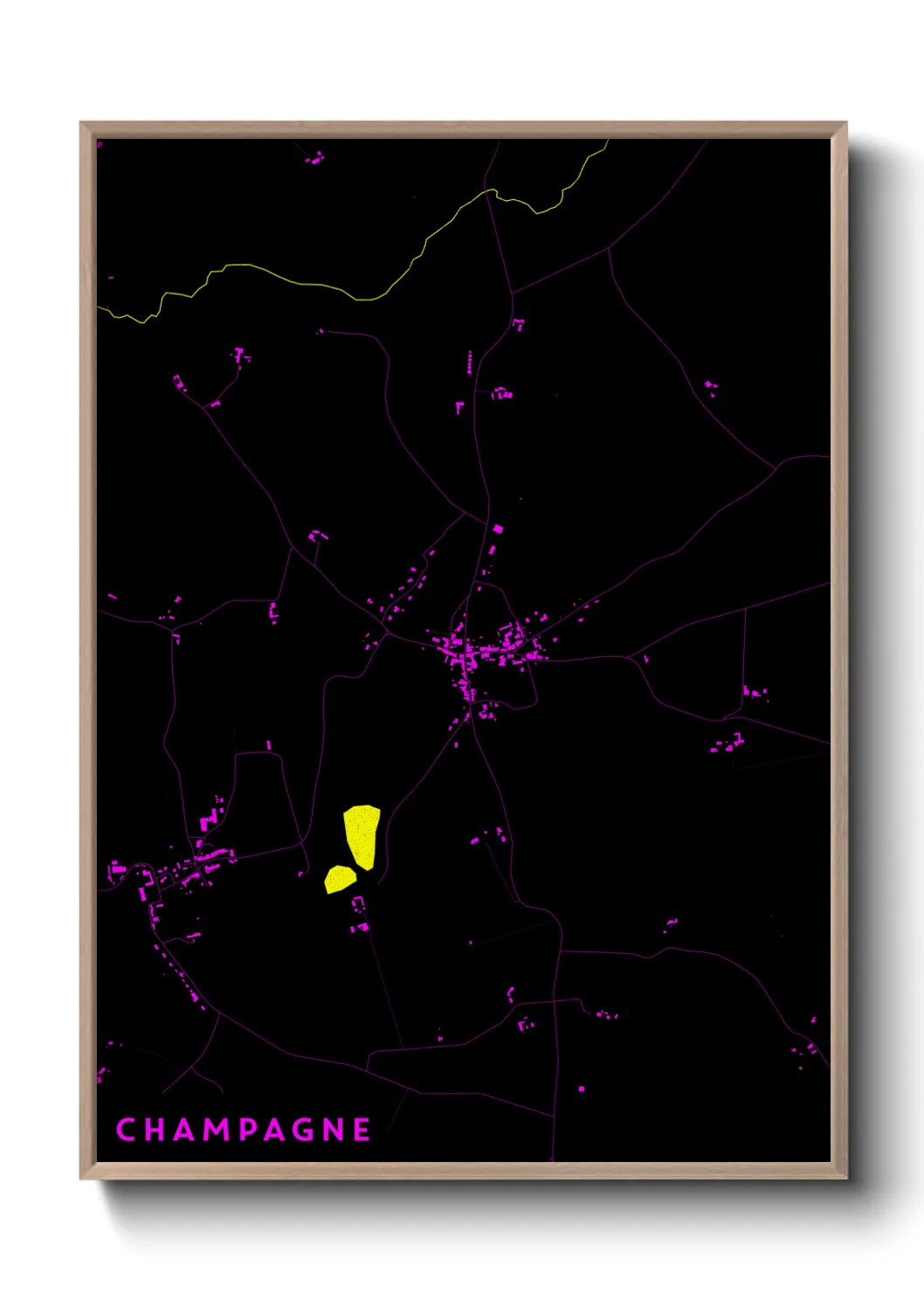 Un poster carteChampagne