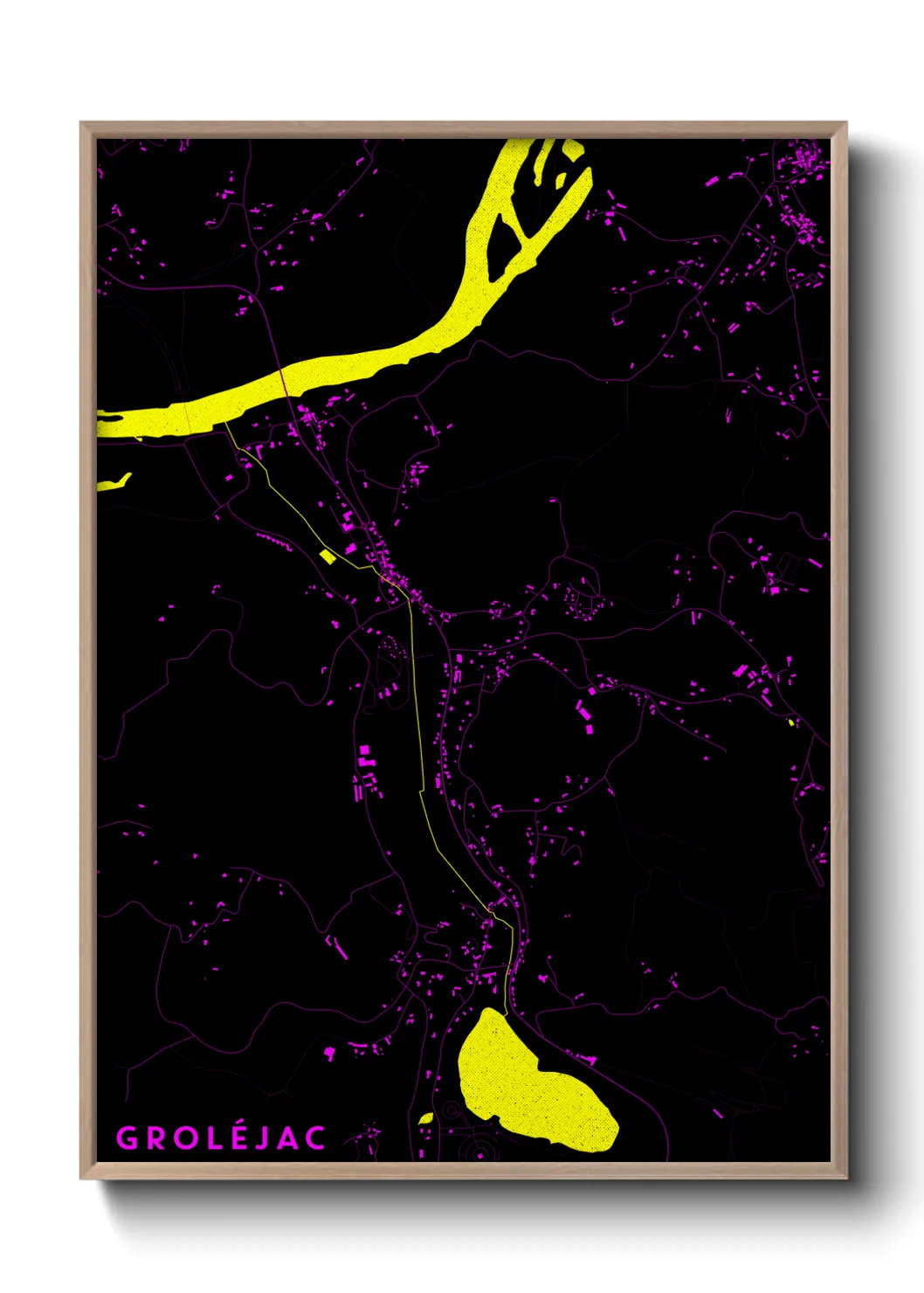 Un poster carteGroléjac