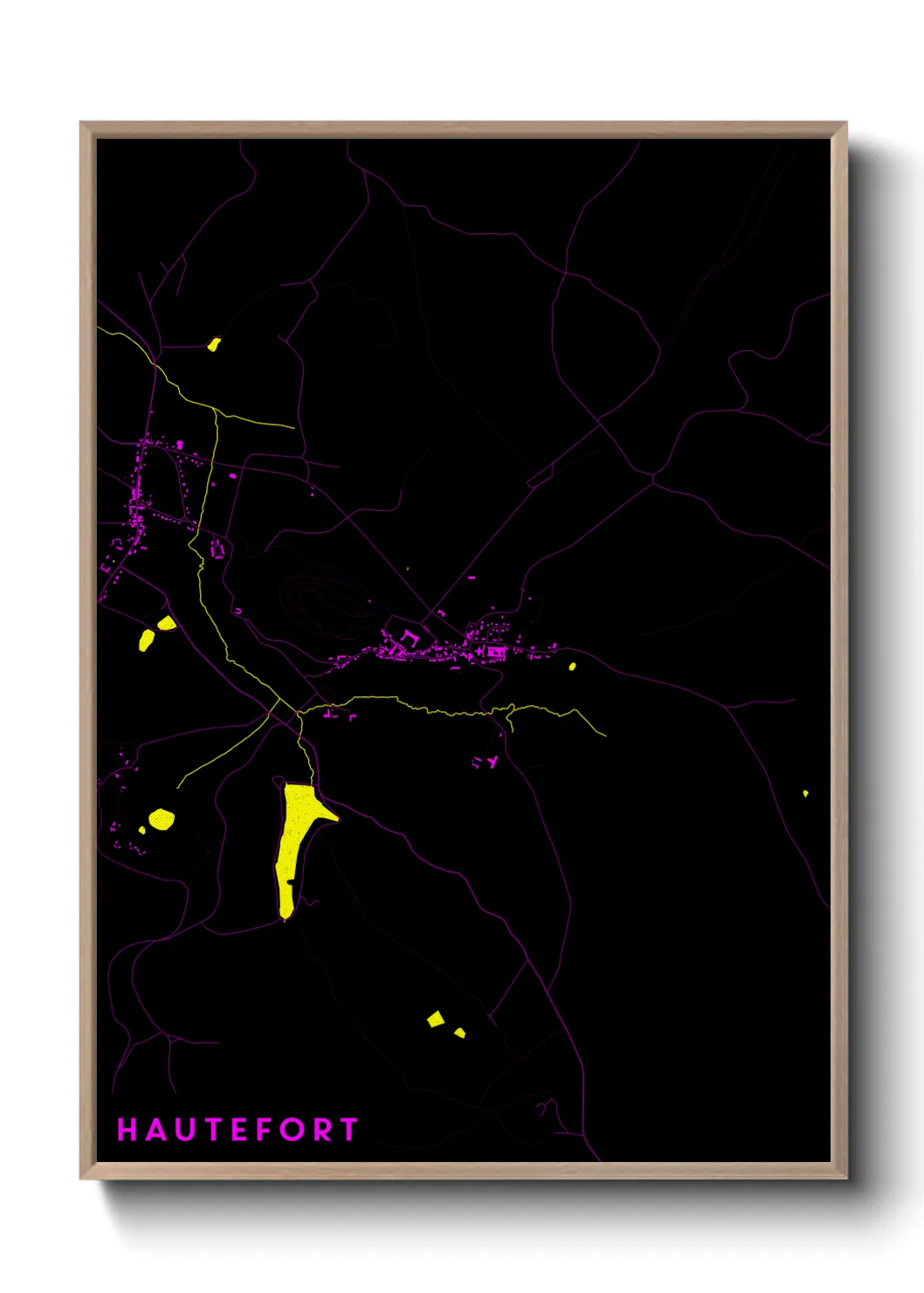 Un poster carteHautefort