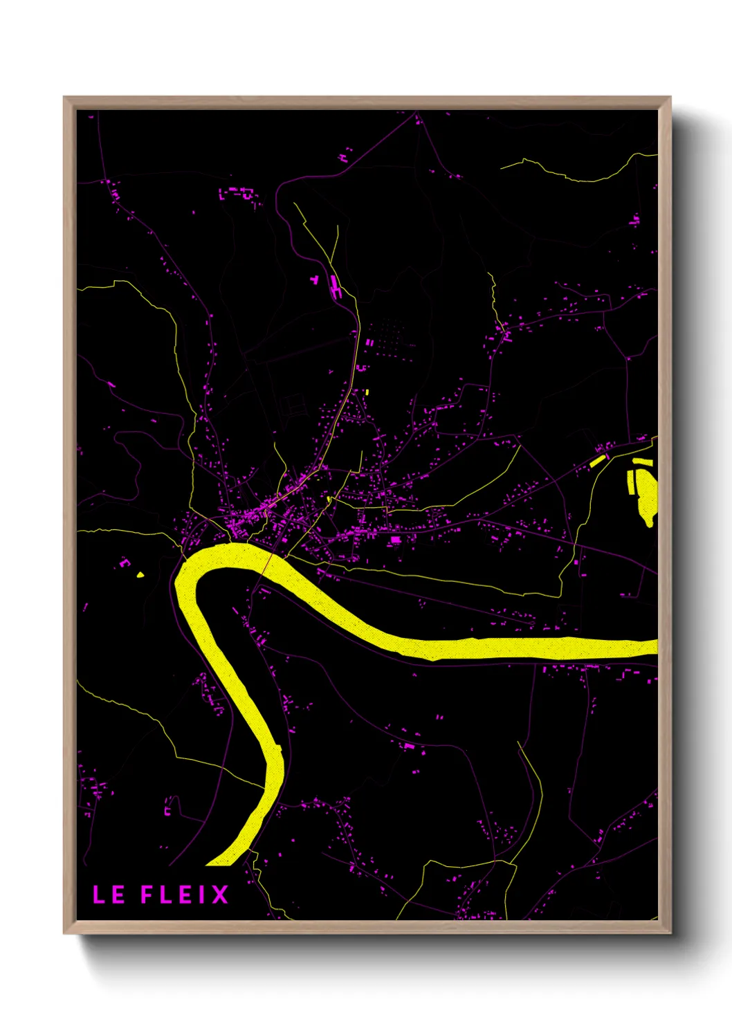 Un poster carteLe Fleix